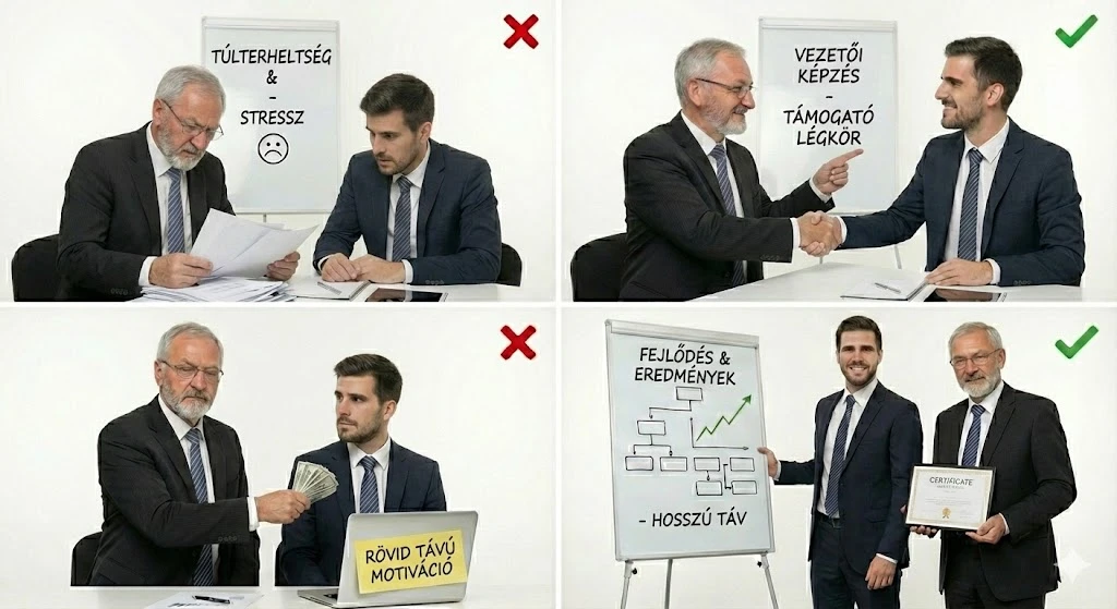 Cégvezetés illusztráció